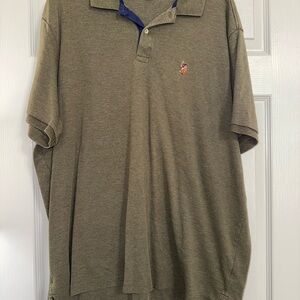 U.S. Polo Assn. Green Polo with Blue Trim